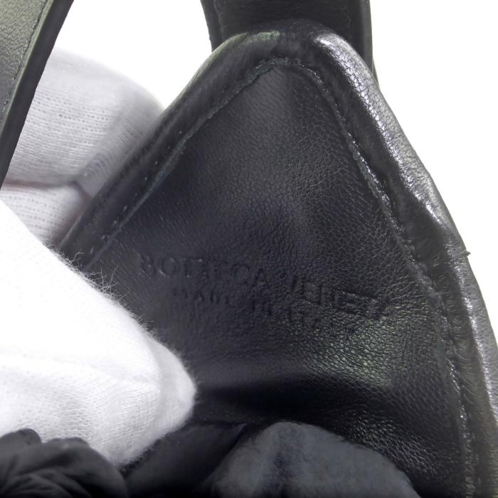 ボッテガ ヴェネタ （BOTTEGA スモール ヘルメット ショルダー ハンド バッグ 730164 ブラック（新品） 23