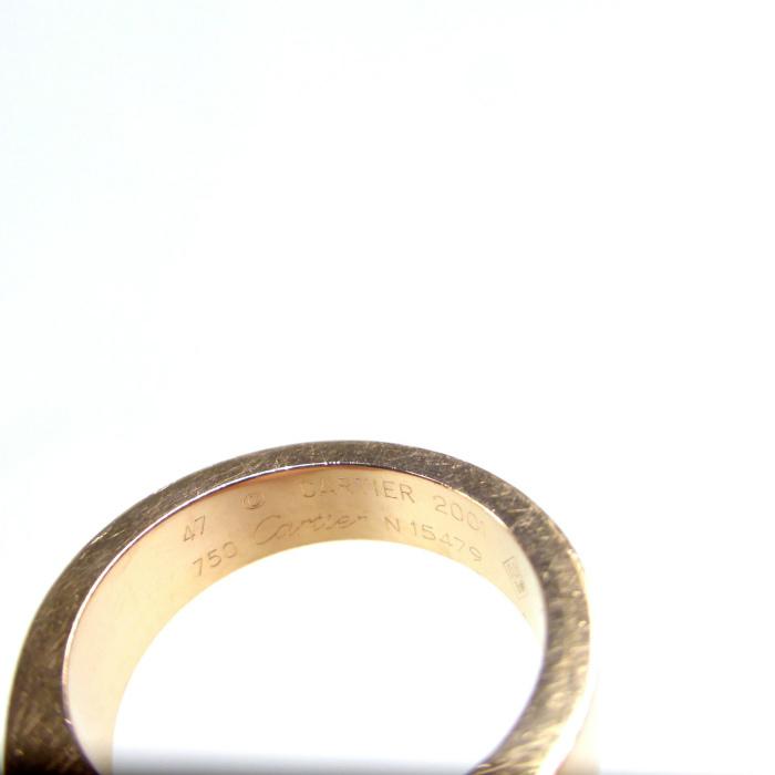 カルティエ （Cartier） タンク ガーネット K18PG リング 天然石 1月誕生石 指輪 ＃47 ピンクゴールド 8.5ｇ（中古）｜reine-web｜05