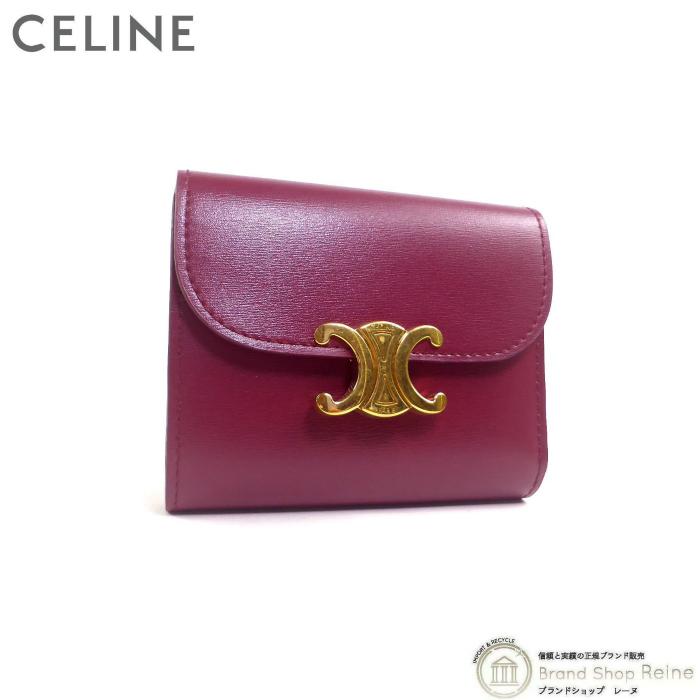 セリーヌ （CELINE） スモール フラップ ウォレット トリオンフ 
