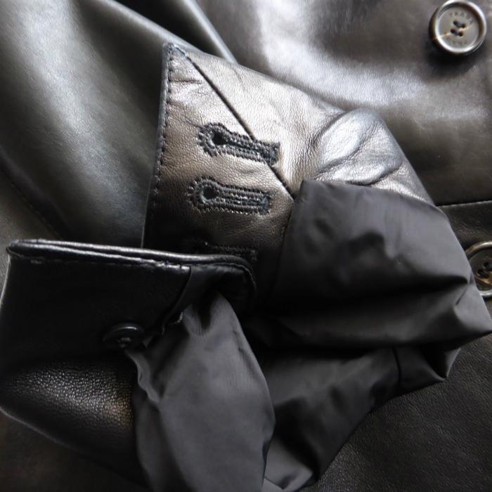 PRADA（プラダ） （PRADA）レザー テーラード ジャケット 3つボタン