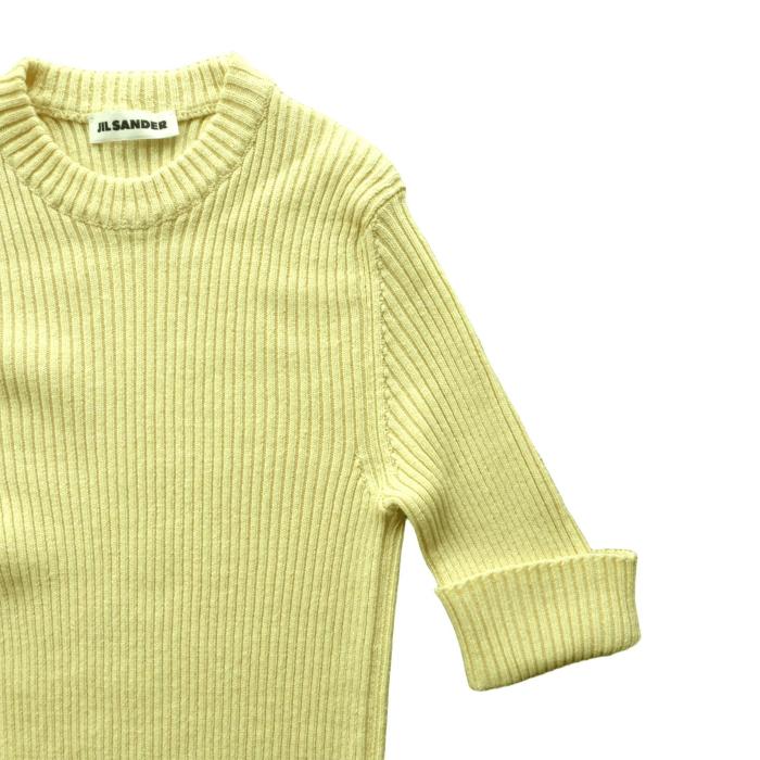 JIL SANDER（ジルサンダー） リネン ウール リブ ニット ワンピース
