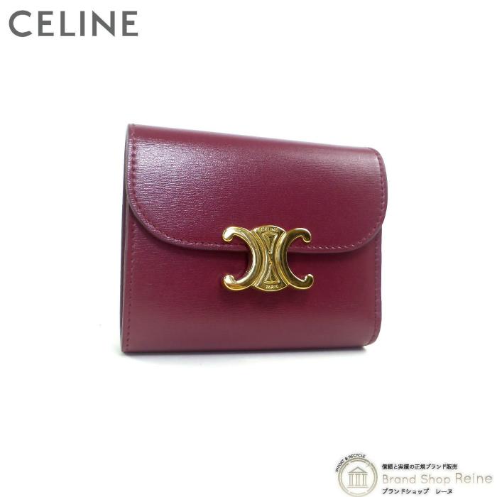 TRIOMPHE セリーヌ （CELINE） スモール フラップ ウォレット 