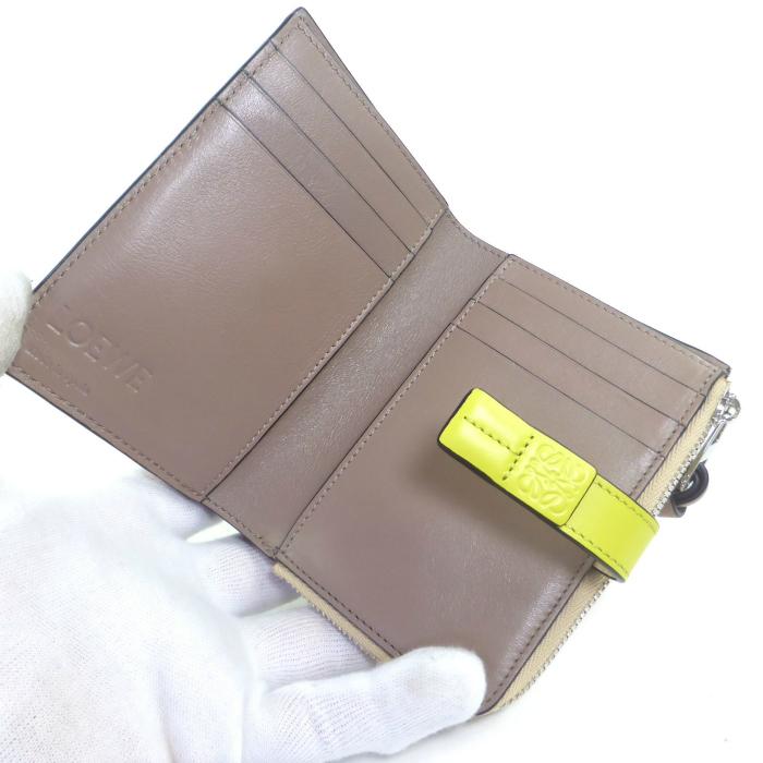 LOEWE ロエベ （LOEWE） スリム ジップ バイフォールド ウォレット 