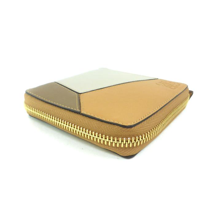 ロエベLOEWE パズル二つ折スクエアジップウォレット財布