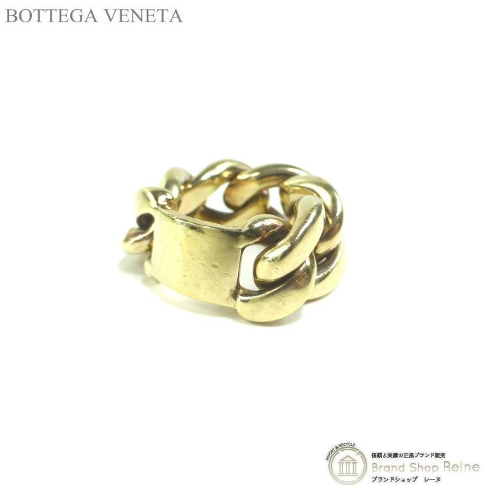【新品未使用】BOTTEGA VENETA リング　指輪　ゴールド 新品未使用】BOTTEGA VENETA 3連リング ゴールド シルバー (BOTTEGA