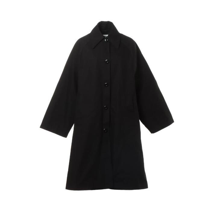 マルタンマルジェラ martin margiela mm6 ラバー 黒 コート