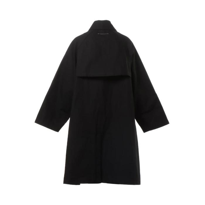 マルタンマルジェラ martin margiela mm6 ラバー 黒 コート