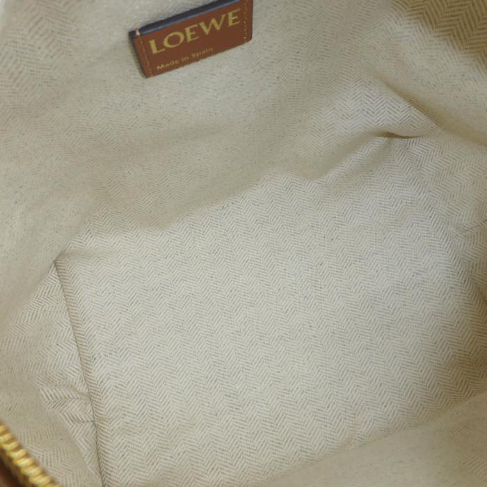 ロエベ （LOEWE） キュービィバッグ スモール アナグラム ジャガード ハンド ショルダー バッグ A906K75X21 ecru×tan（新品）｜reine-web｜05