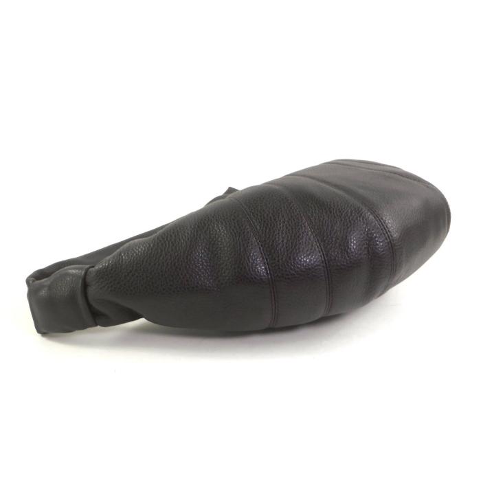 ルメール （Lemaire） ラムレザー スモール クロワッサン ショルダーバッグ BG0003 DARK CHOCOLATE（新品）の画像