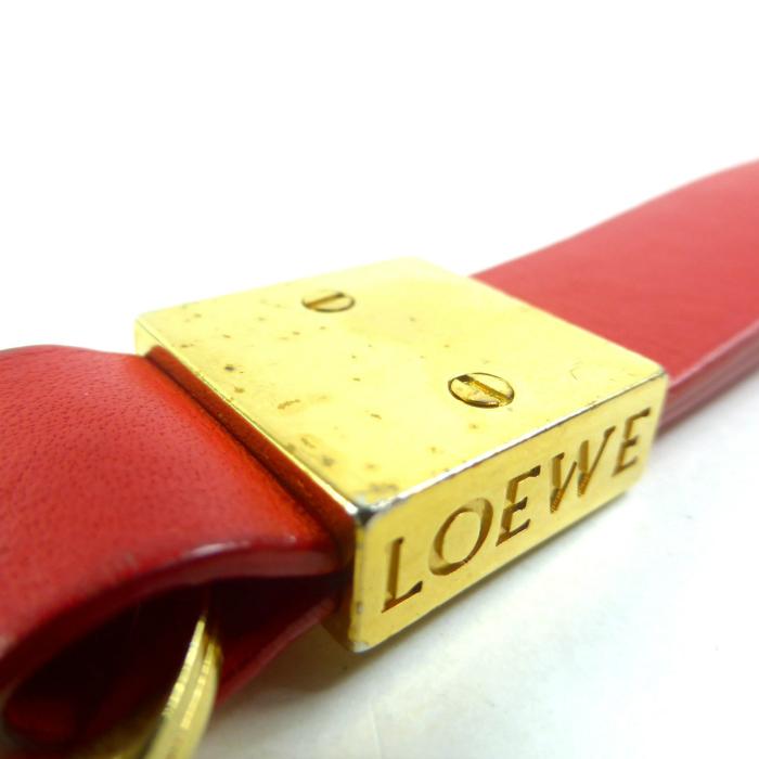 LOEWE（ロエベ） アナグラムロゴ ストラップ キーリング カーフ