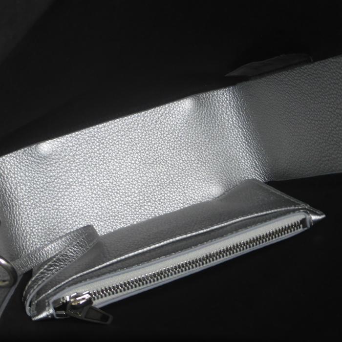 美品✨バレンシアガ ノースサウス 2way ショルダーバッグ レザー グレー BALENCIAGA バレンシアガ （BALENCIAGA） ノースサウス スモール