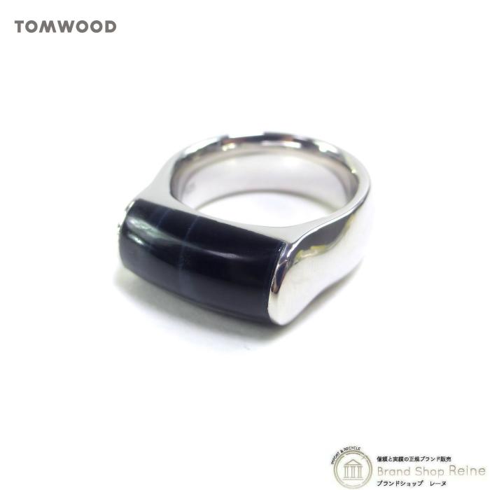 トムウッド （TOM WOOD） Crest Ring クレスト リング ブルー 