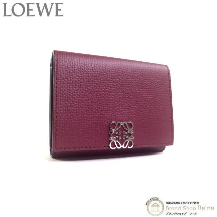 ロエベ （LOEWE） アナグラム トライフォールド 6cc ウォレット  