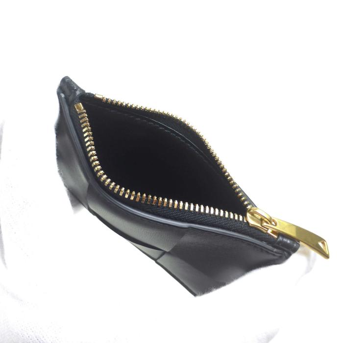 【未使用級】ボッテガヴェネタ　カードケース　小銭入れ　マキシ　イントレ　レザー マキシイントレチャート カードケース コインケース レザー