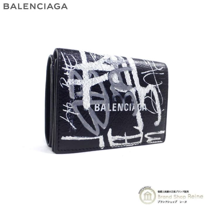 送料無料】BALENCIAGA バレンシアガグラフィティ二つ折り財布財布 送料無料】BALENCIAGA バレンシアガグラフィティ二つ折り財布財布
