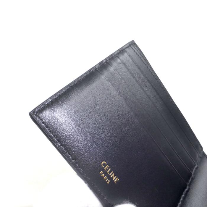 CELINE / ロゴ バイフォールドウォレット 二つ折り財布 ブラック 楽天市場】CELINE セリーヌ 二つ折り財布 Bi-fold Wallet with Coin