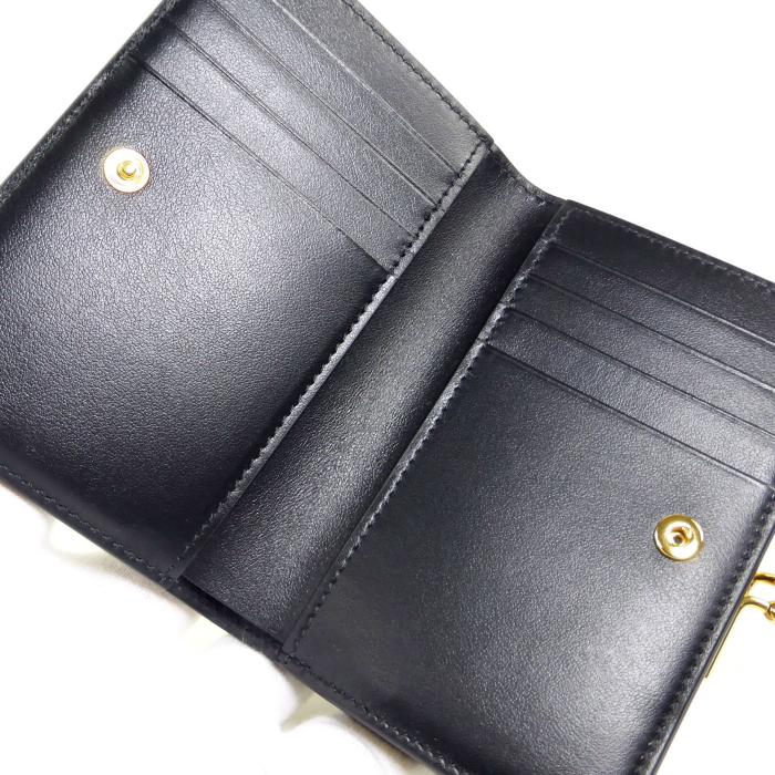 JIL SANDER（ジルサンダー） Goji Purse Small ロゴ がま口 二つ折り