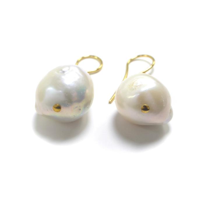 JIL SANDER（ジルサンダー） パール ピアス J11VG0027 ゴールド 両耳用
