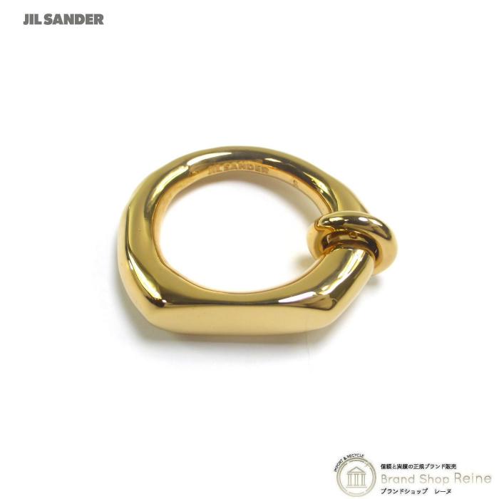 JIL SANDER（ジルサンダー） ロゴエングレーブ ゴールド リング