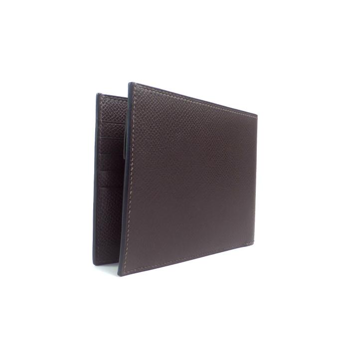 HERMES（エルメス） MC2 エプソン □L刻 ブラウン 二つ折り 財布