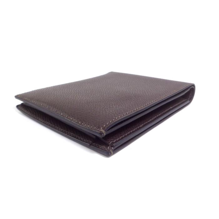HERMES（エルメス） MC2 エプソン □L刻 ブラウン 二つ折り 財布