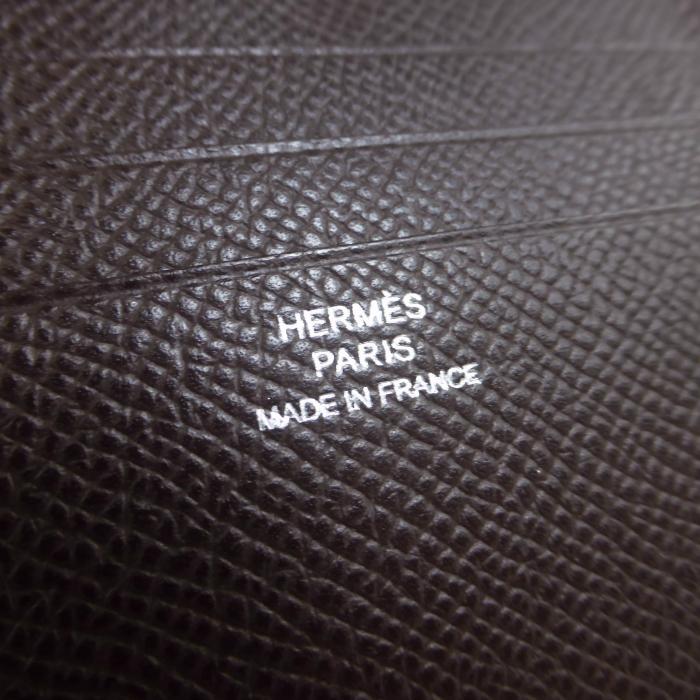 HERMES（エルメス） MC2 エプソン □L刻 ブラウン 二つ折り 財布