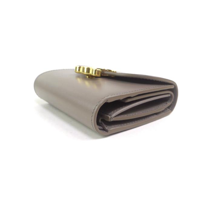 セリーヌ トリオンフ スモール コンパクトウォレット 三つ折り 財布 TRIOMPHE セリーヌ （CELINE） スモール フラップ ウォレット