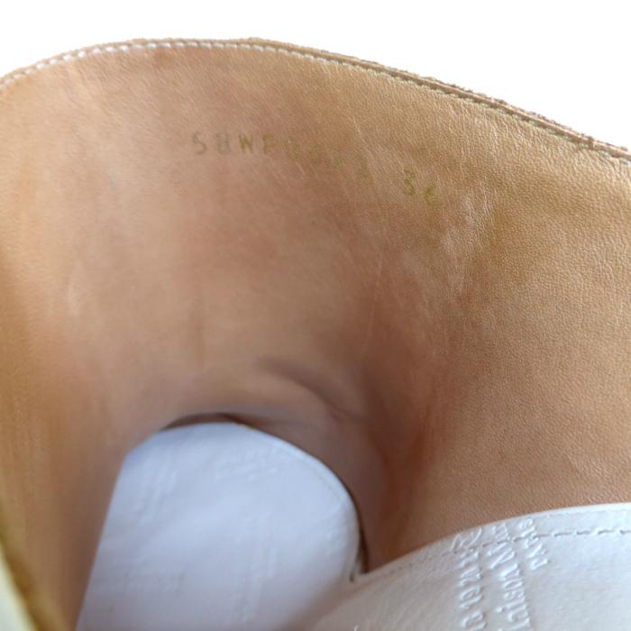 箱付き美品 メゾン マルジェラ レザー ミュール サボ サンダル シューズ Maison Margiela（メゾンマルジェラ） メゾン マルジェラ レザー