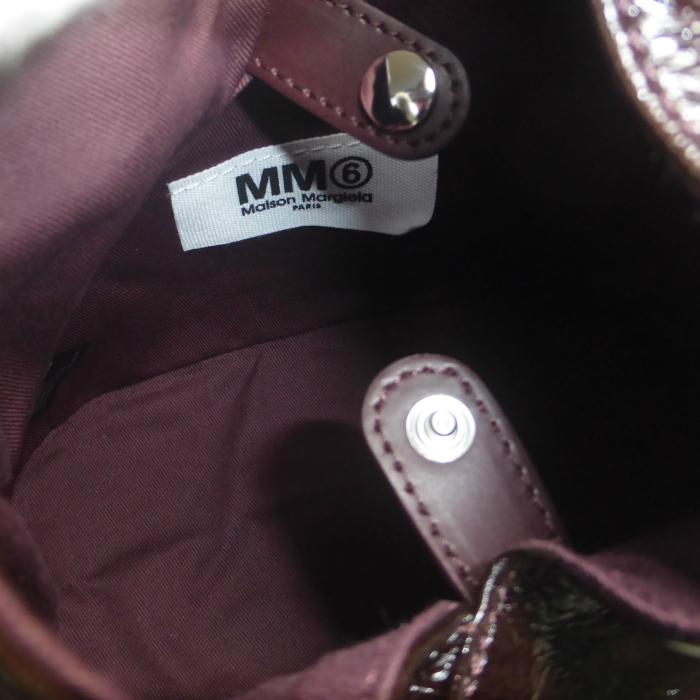 メゾン マルジェラ （Maison Margiela） MM6 ジャパニーズ クラシック クロスボディバッグ SB6WD0026 ダークブラウン（新品）の画像