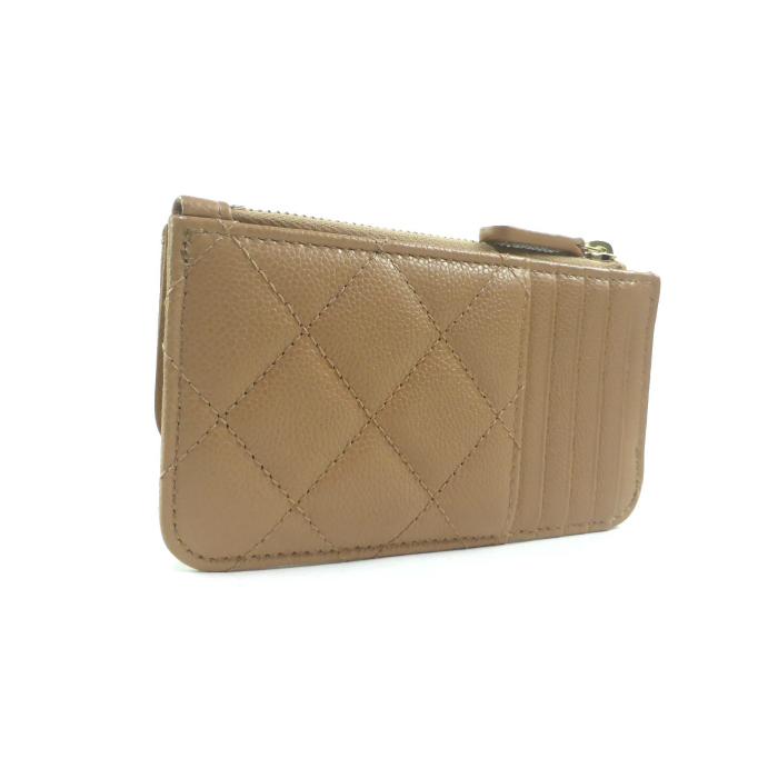 シャネル （CHANEL） キャビアスキン クラシック カードケース AP0374 グレージュ（新品）｜reine-web｜02