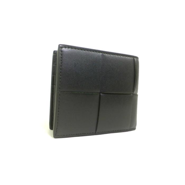 ボッテガヴェネタ　二つ折り財布　カセット　レザー　ダークモス カセット スモール 二つ折りウォレット のために ウィメンズ で