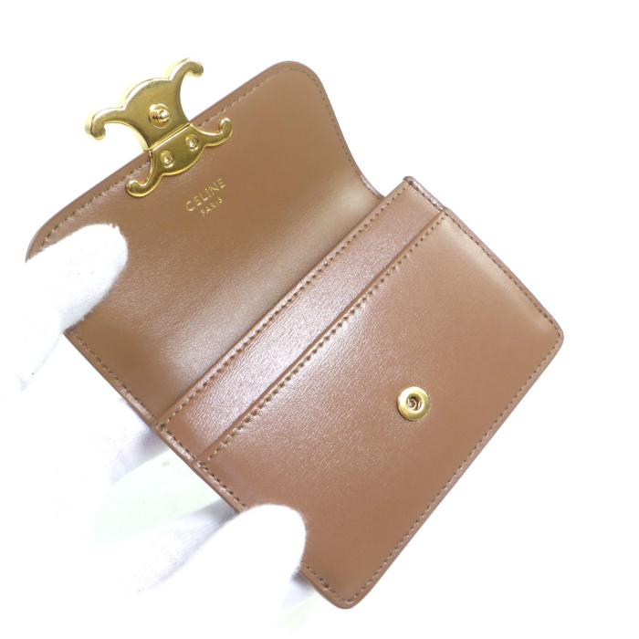 セリーヌ （CELINE） トリオンフ フラップ付き カードホルダー 名刺  