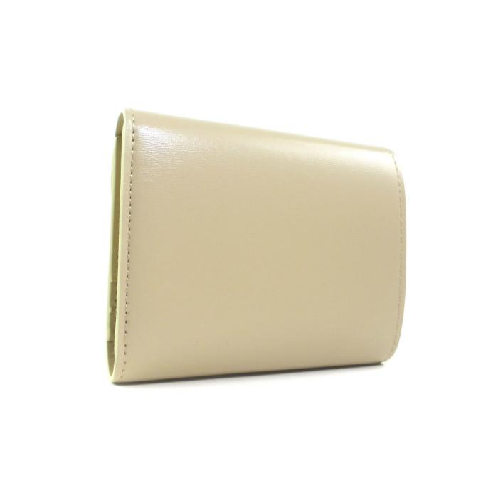 セリーヌ （CELINE） スモール フラップ ウォレット トリオンフ コンパクト 三つ折り 財布 10D78 ヌード（美品）中古 | TRIOMPHE | 01