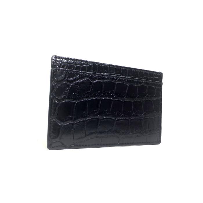 CELINE セリーヌ （CELINE） クロコ 型押し カードホルダー カード  