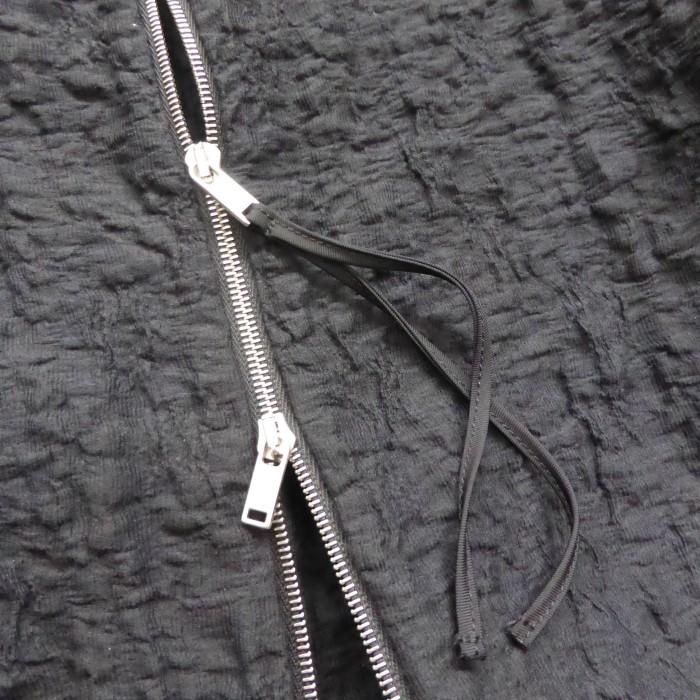 ジルサンダー （JIL SANDER）コットン ダブルジップ ジャケット 長袖 32 ブラック J02DL0174 ウェア（新品）の画像