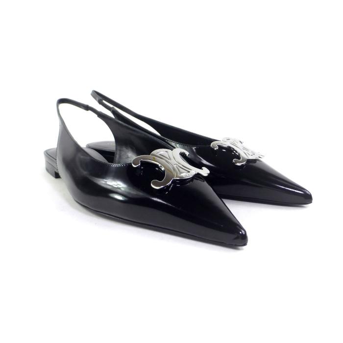 【CELINE】上品◎海外限定色アルマ トリオンフ フラットサンダル CELINE セリーヌ （CELINE） アルマ トリオンフ スリングバック
