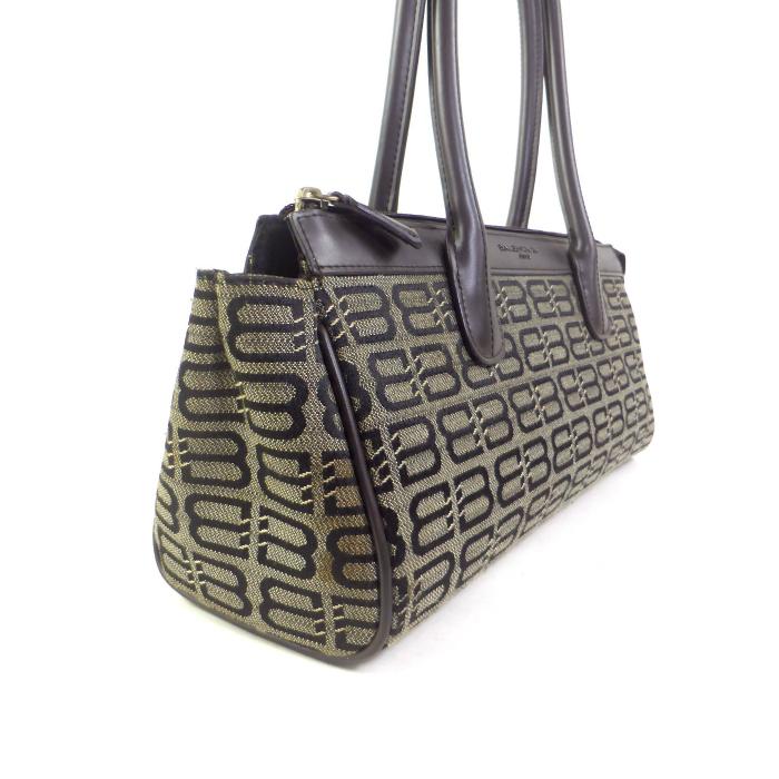 BB バレンシアガ （BALENCIAGA） 総柄 キャンバス×カーフ 肩掛け 