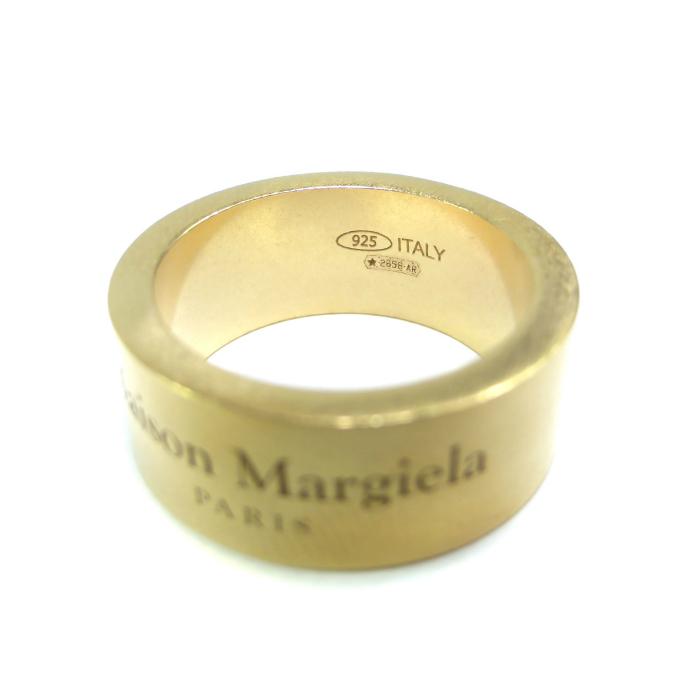 残り1【新品】Maison Margiela 指輪 ロゴ リング ゴールド 08