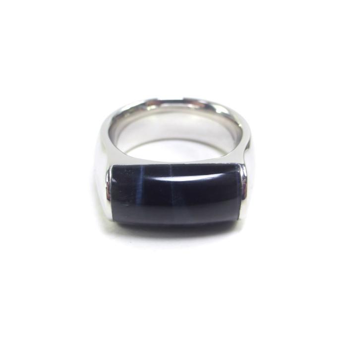 TOM WOOD（トムウッド） Crest Ring クレスト リング ブルーホークアイ