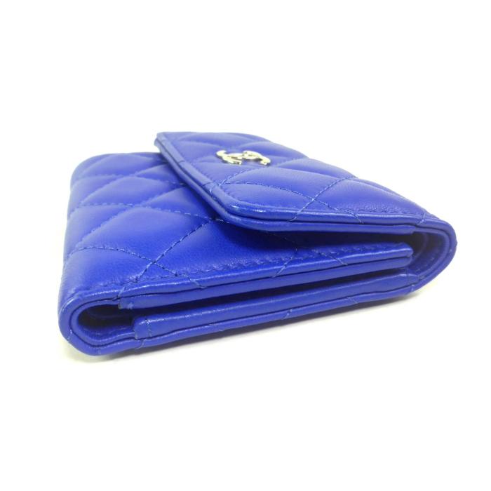 【極美品】CHANEL シャネル マトラッセ ラムスキン スモールウォレット CHANEL（シャネル） 極 美品 箱 袋付 シール有 スモールフラップ