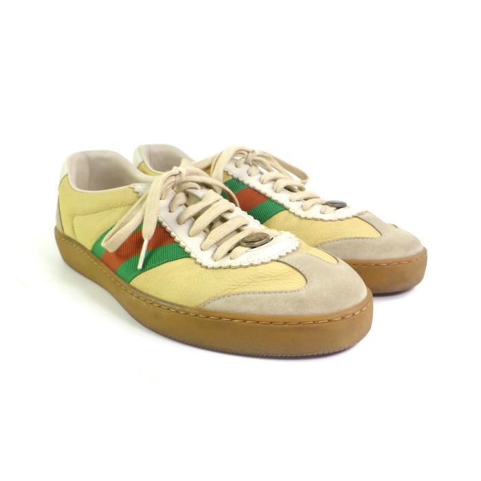 GUCCI（グッチ） シェリーライン スエード ジャーマントレーナー