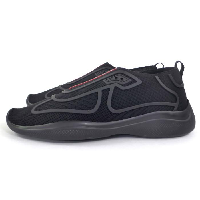 ✦美品✦　プラダ　スニーカー　スリッポン　プラダスポーツ　ブラック　レア品！！ PRADA SPORT（プラダスポーツ） プラダ （PRADA） メッシュ スニーカー