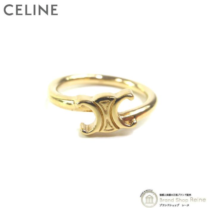 TRIOMPHE セリーヌ （CELINE） トリオンフ アシンメトリック リング 