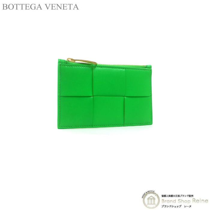 【美品】ボッテガヴェネタ パラキート カードケース カセット グリーン BOTTEGA VENETA（ボッテガ・ヴェネタ） ボッテガ ヴェネタ マキシ