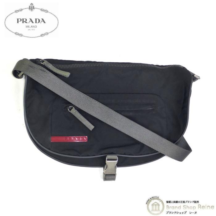 プラダ （PRADA） プラダスポーツ ナイロン 二つ折り 斜め掛け 