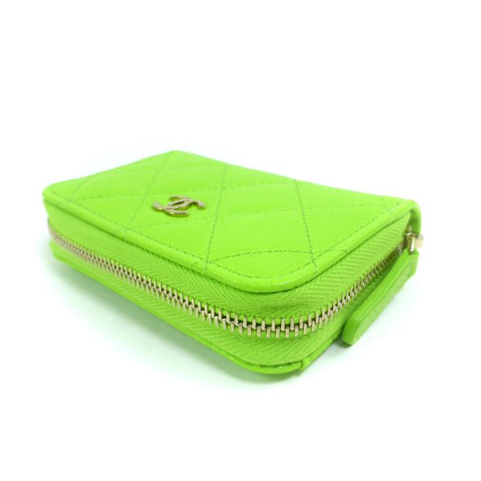 キャビアスキン シャネル （CHANEL） マトラッセ クラシック ジップ 
