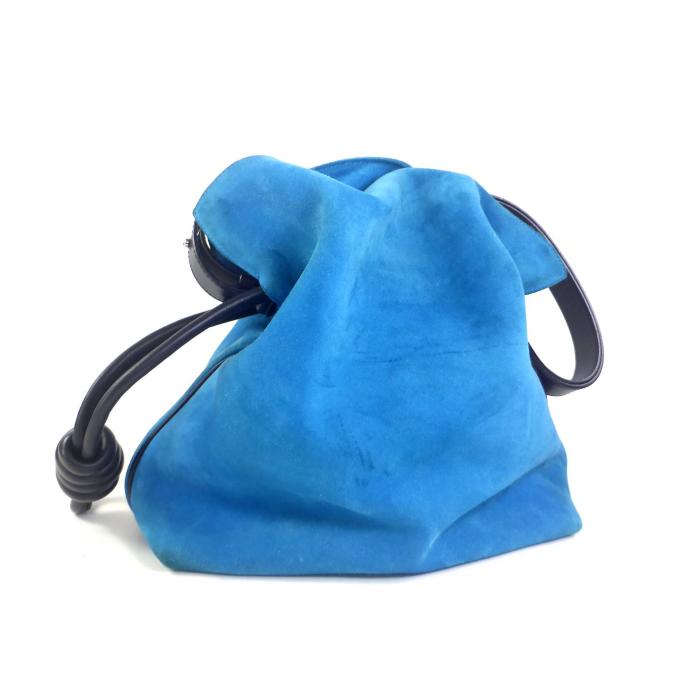 ロエベ LOEWE フラメンコ ノット スエード 2way ショルダーバッグ 