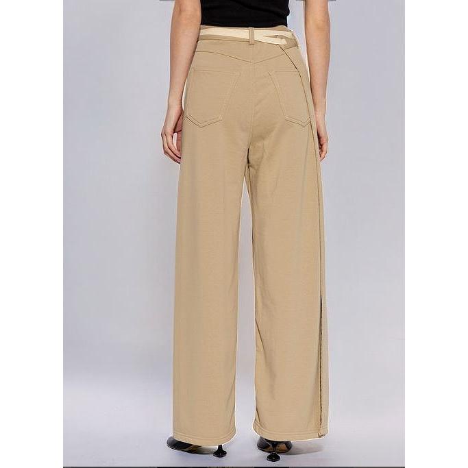 大人気】メゾンマルジェラ MM6 スウェット タックワイドパンツ  