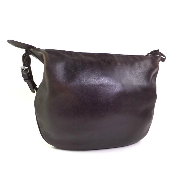 バンブー グッチ （GUCCI） セミサークル 半月形 カーフレザー 肩掛け