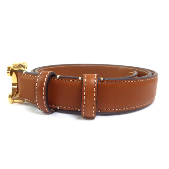 CELINE セリーヌ ミディアム トリオンフ ベルト タン TRIOMPHE セリーヌ （CELINE） ミディアム トリオンフ ベルト